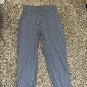 Luluemon Light blue dance studio mid-rise crop